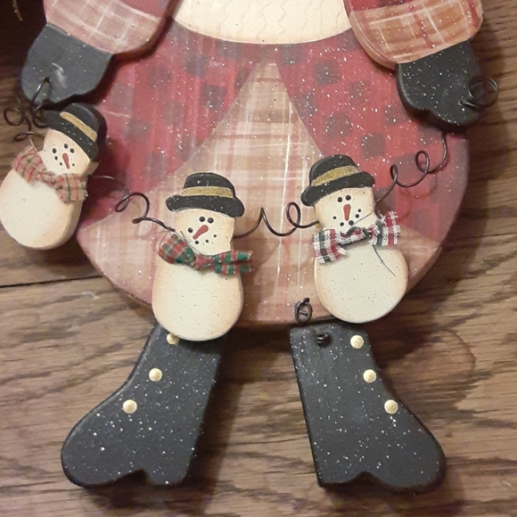 Vtg. Folk Art Santa - Picture 3 of 5